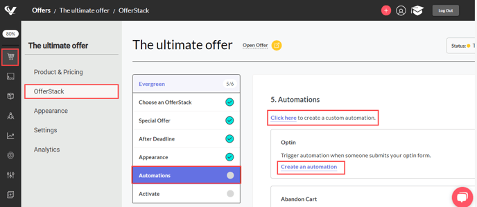 Setting Automations 6